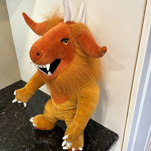 BEHEMOTH Toy Factory 18" Plush Hairy Minotaur Creature Greek Gods Monster 2012 - Picture 3 of 9